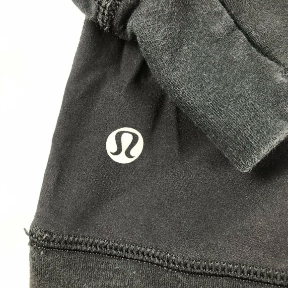 Lululemon Black Contrast Fabric front Back Top 4 - Picture 5 of 6